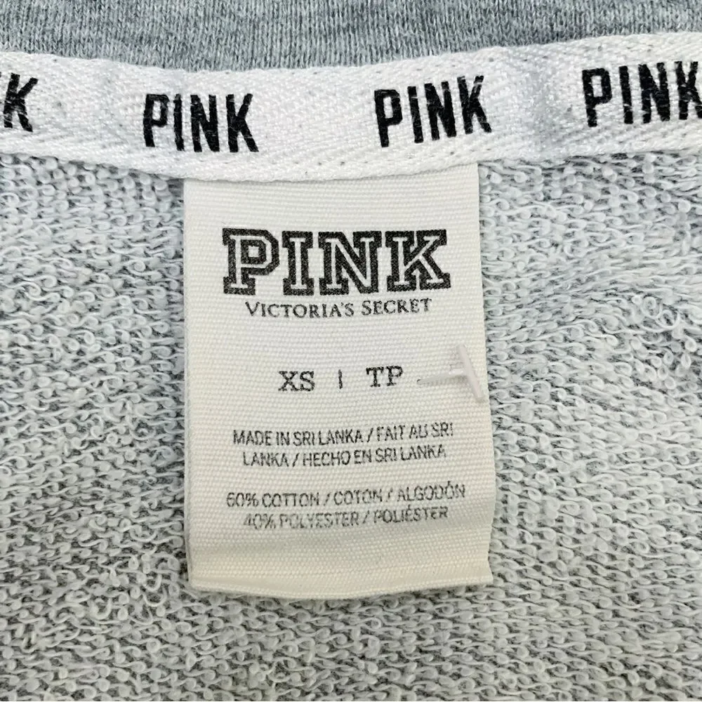 PINK Victoria’s Secret Half Zip Pullover Sweater Sweatshirt